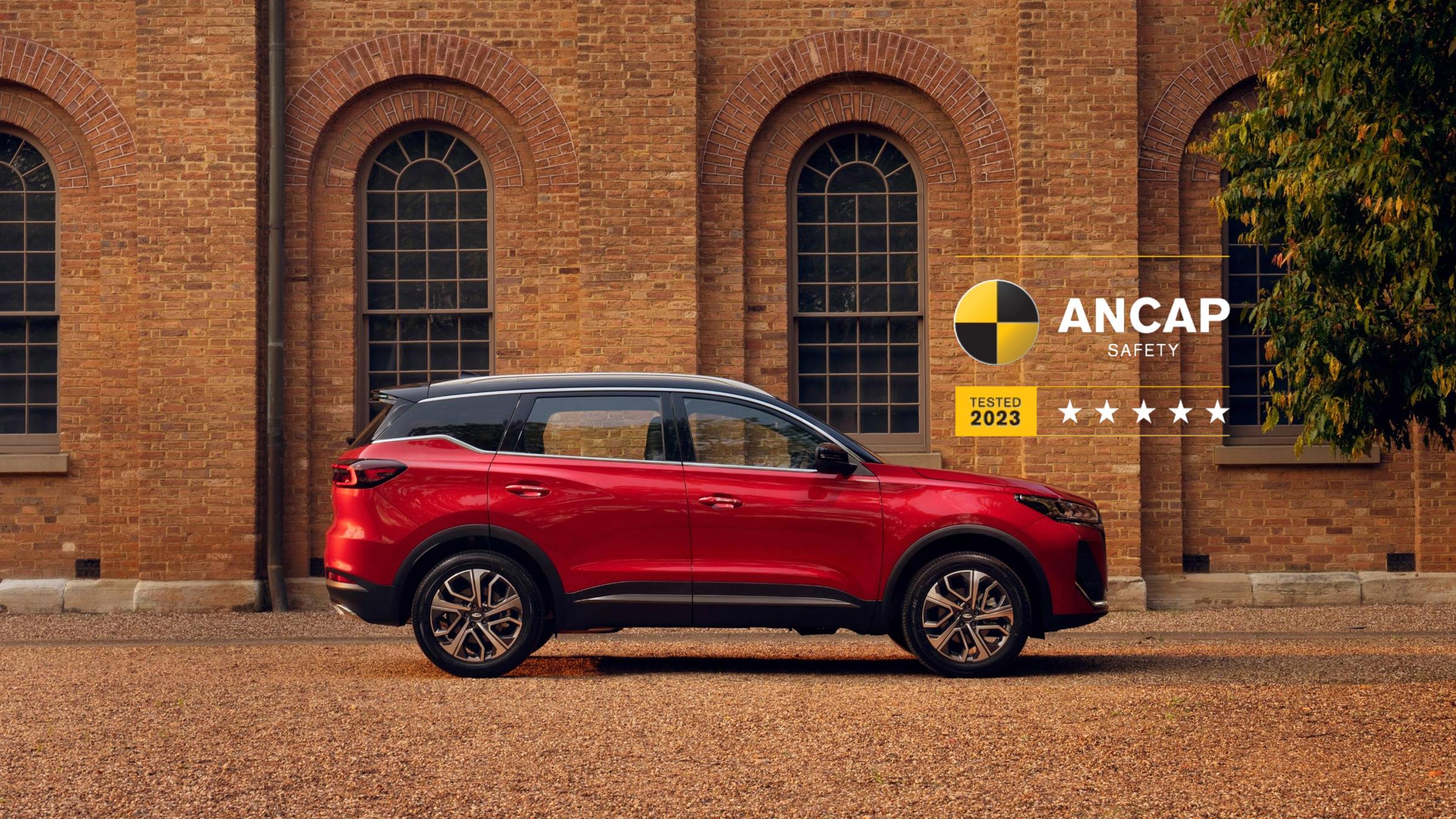 Chery’s TIGGO 7 PRO Receives Five-Star ANCAP Rating